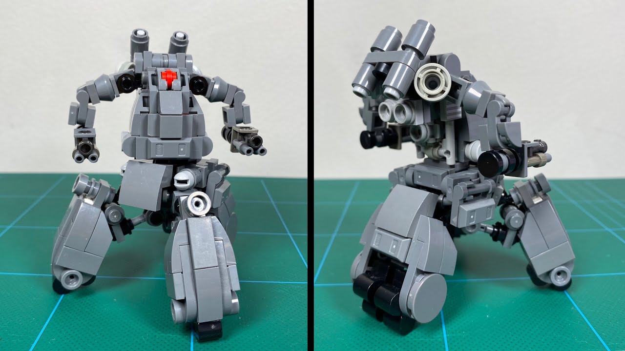 How to build a Lego Sentry Bot from Fallout