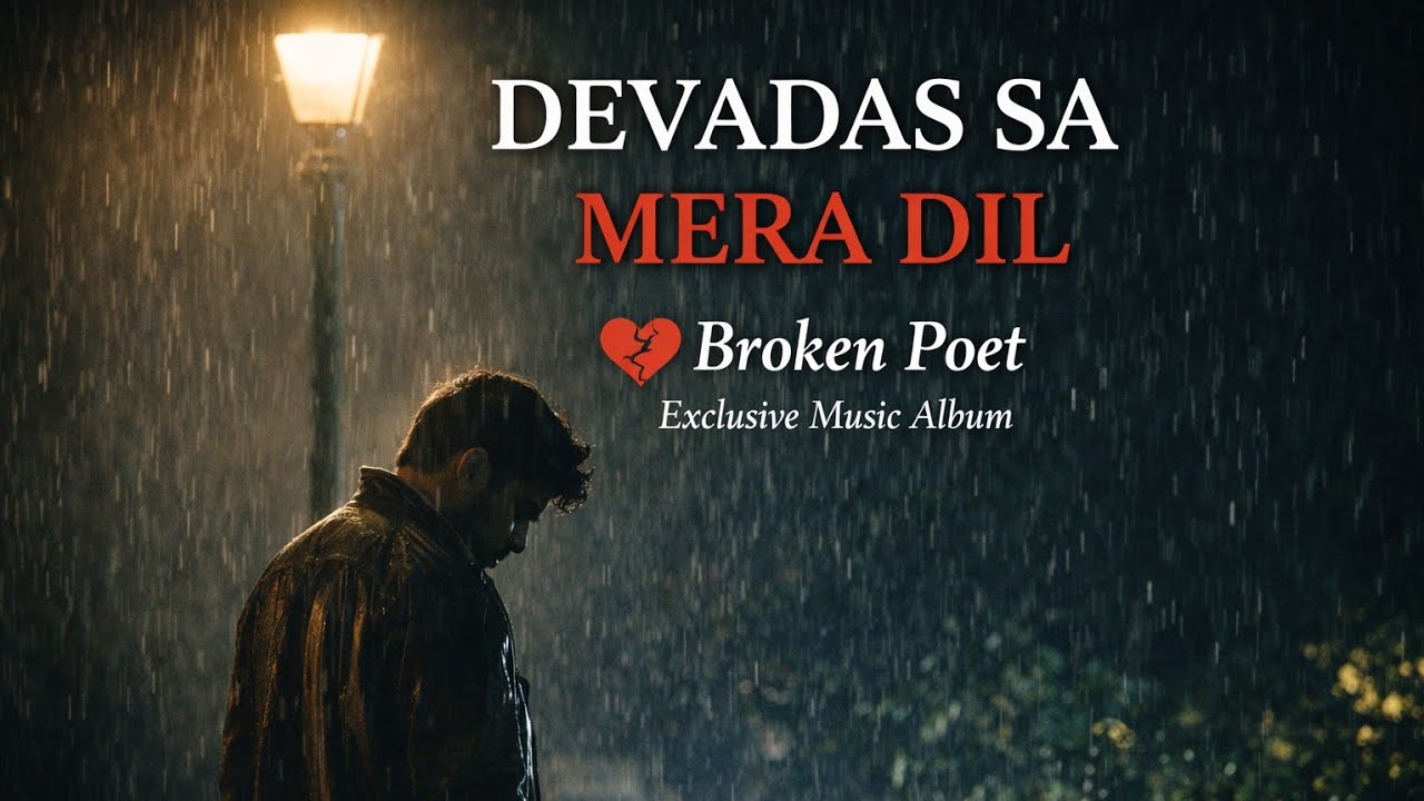 Devdas Sa Mera Dil 💔 | Broken Heart Hindi Poetry | Emotional Sad Song | Broken Poet