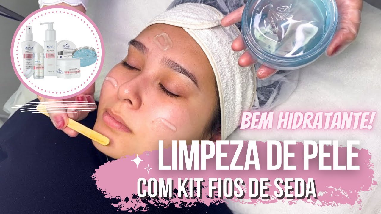 LIMPEZA DE PELE COM KIT FIOS DE SEDA BIOAGE