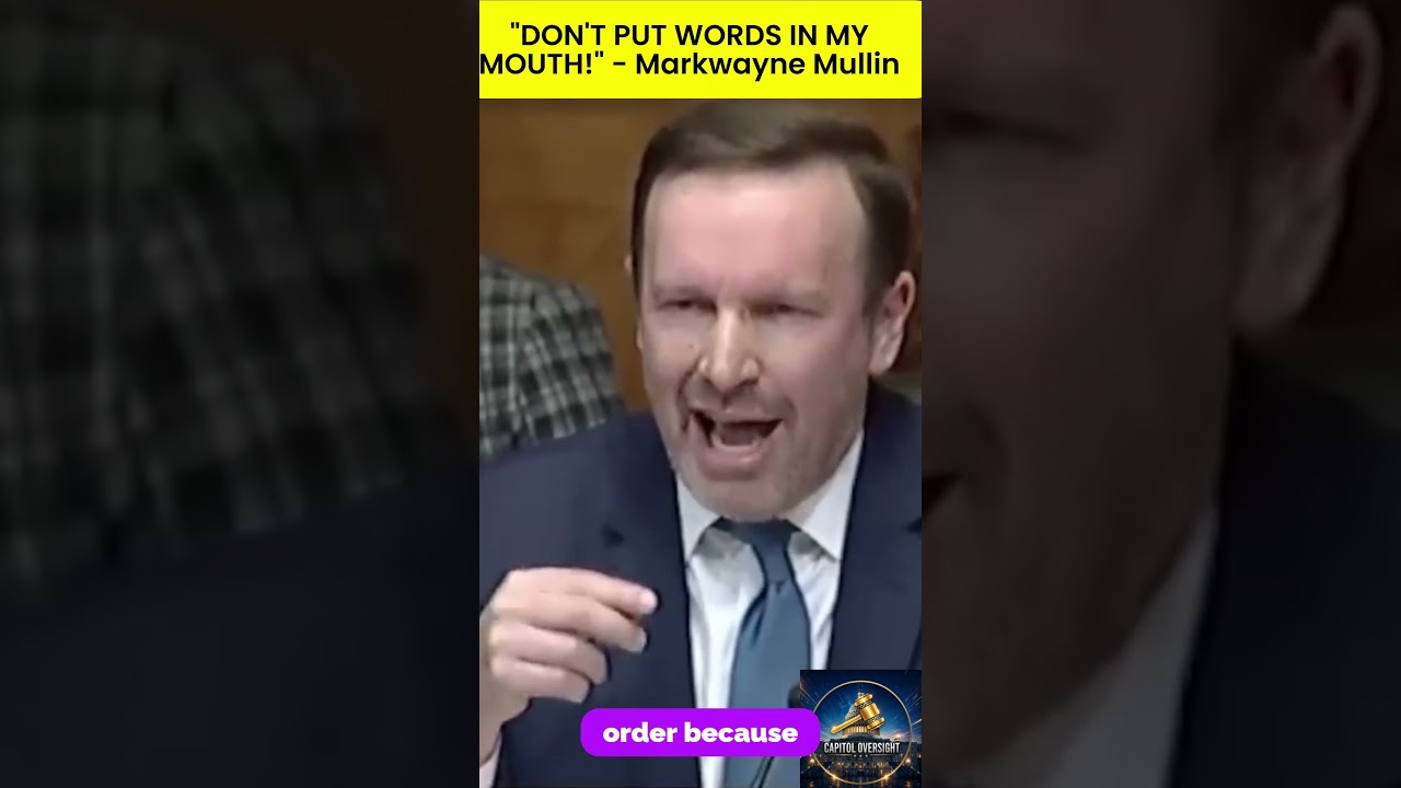 Chris Murphy and Markwayne Mullin Clash Over Court Orders