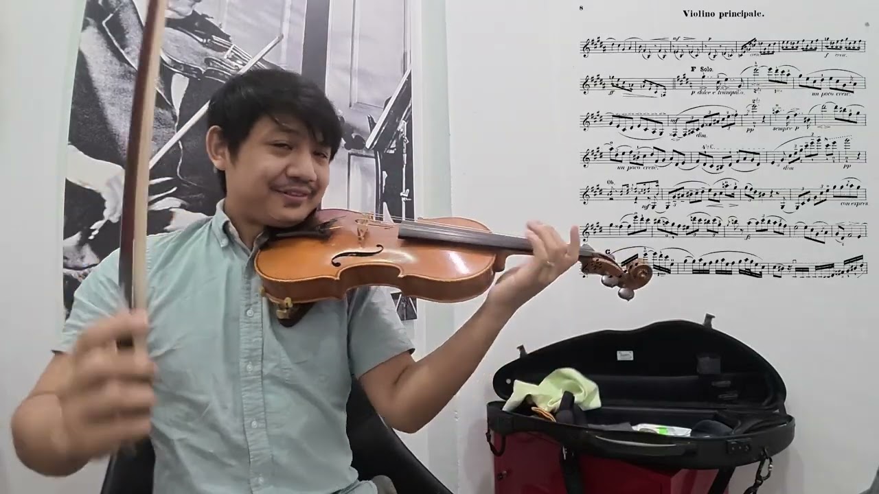 Sightreading a Violin Concerto you've never heard of, Ferdinand David Violin Concerto No. 4