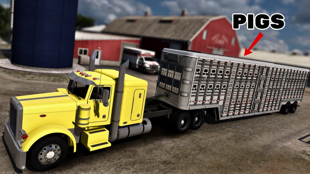 American Truck Simulator Live Pigs Haul | Project 3XX | Dallas to Waco