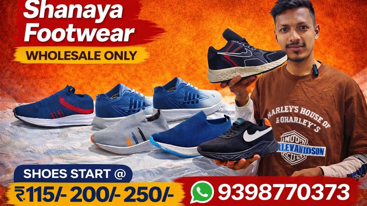 Shoes Rs.115/- Rs.200/- Rs.250/- Shanaya Footwear Wholesale in Hyderabad Call or WhatsApp 9398770373