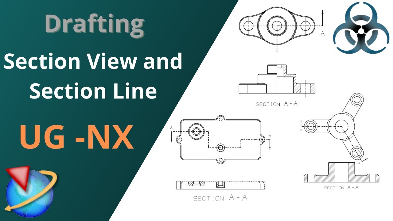 Siemens Unigraphics NX — как создать вид сечения и линию сечения