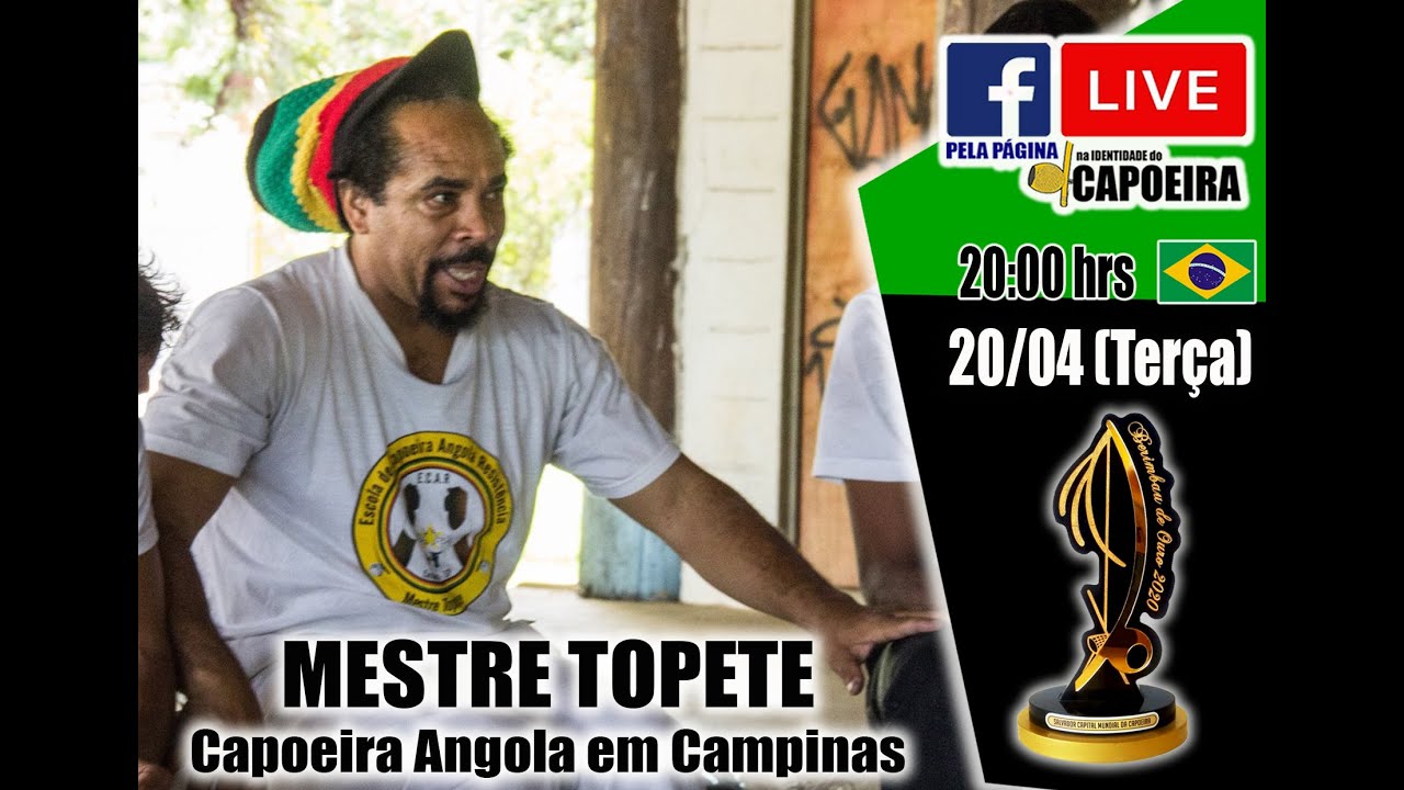 211&ordf; LIVE NA IDENTIDADE DO CAPOEIRA - MESTRE TOPETE