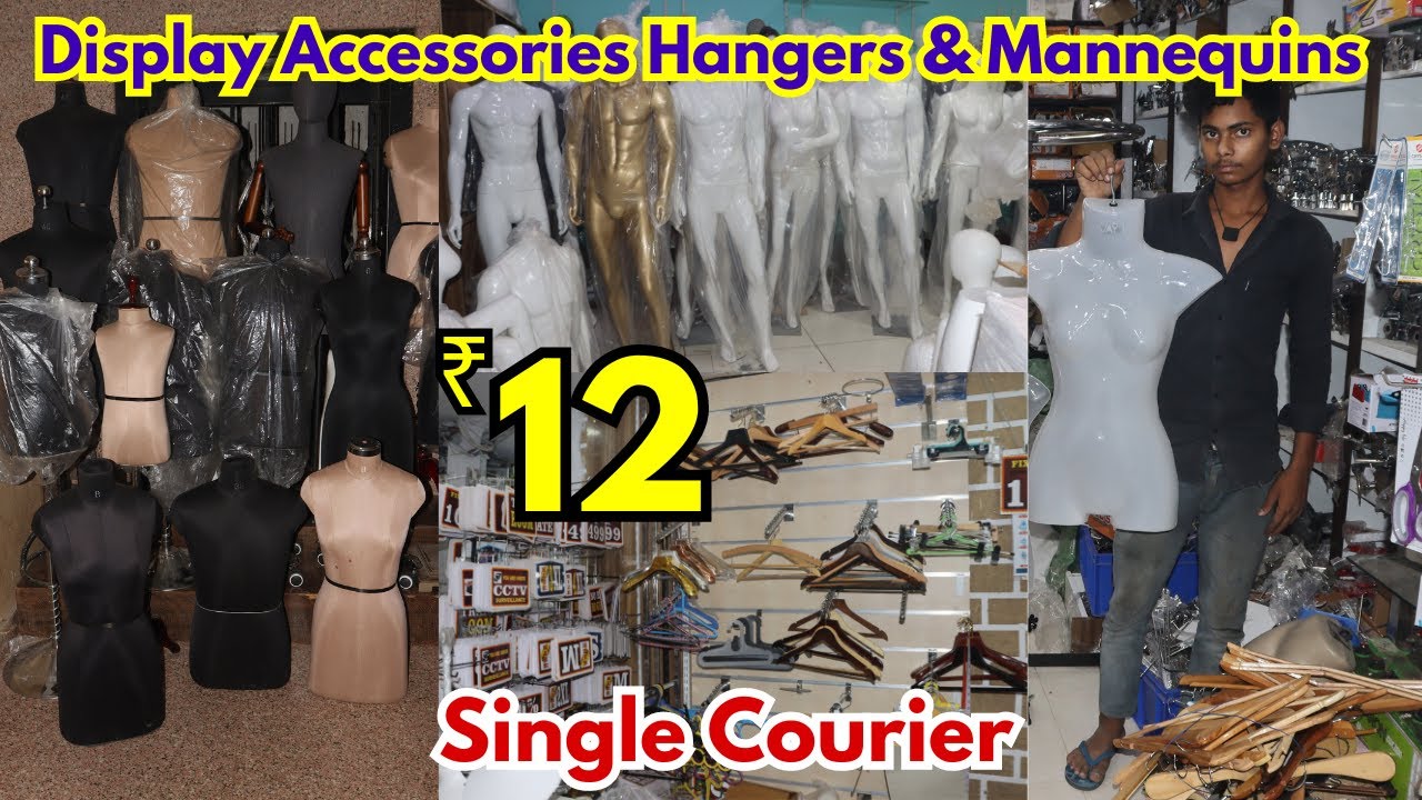 ₹ 12 Textile Display Accessories Hangers & Dummy Mannequins Collection In Wholesale Prices