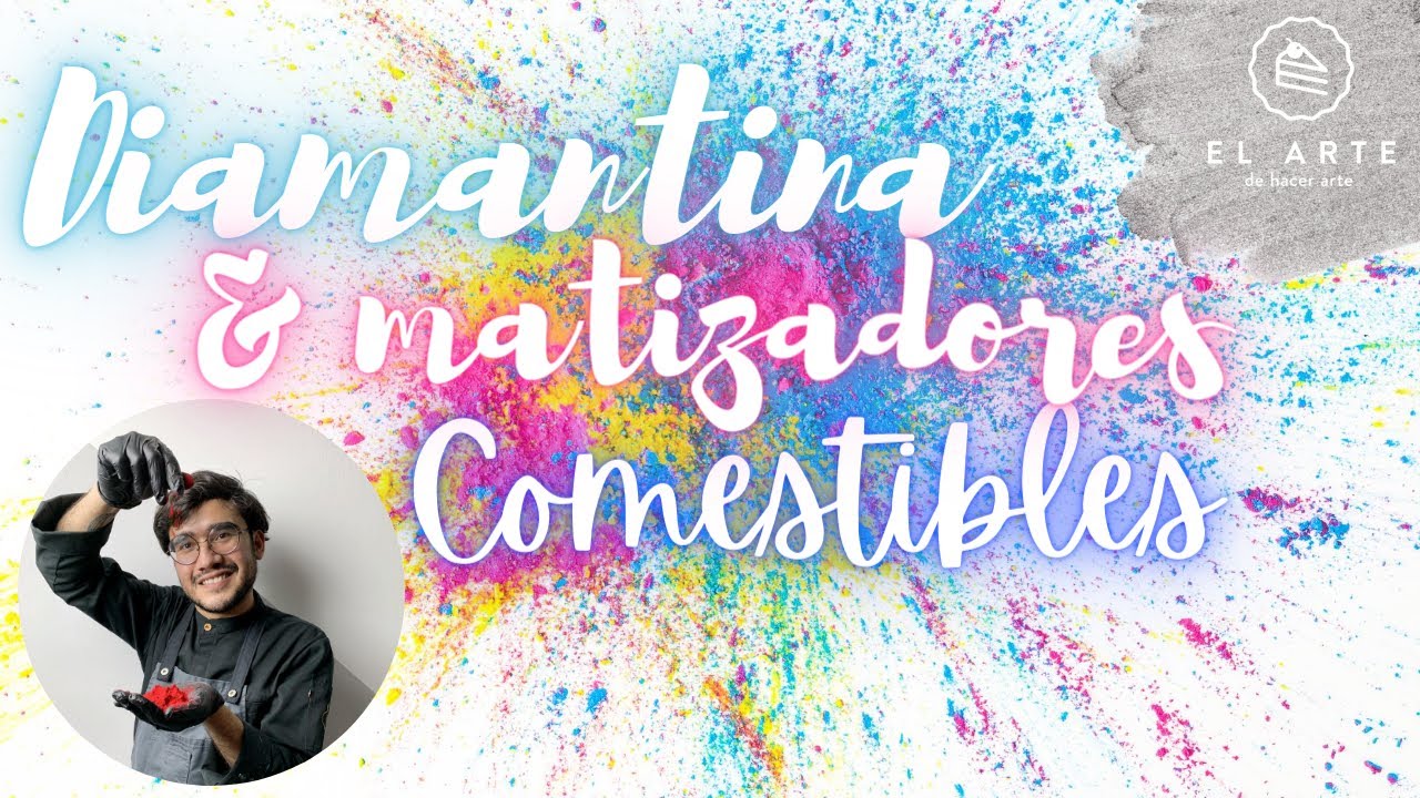 Cómo hacer diamantina y matizadores 100% comestibles - El arte de hacer arte