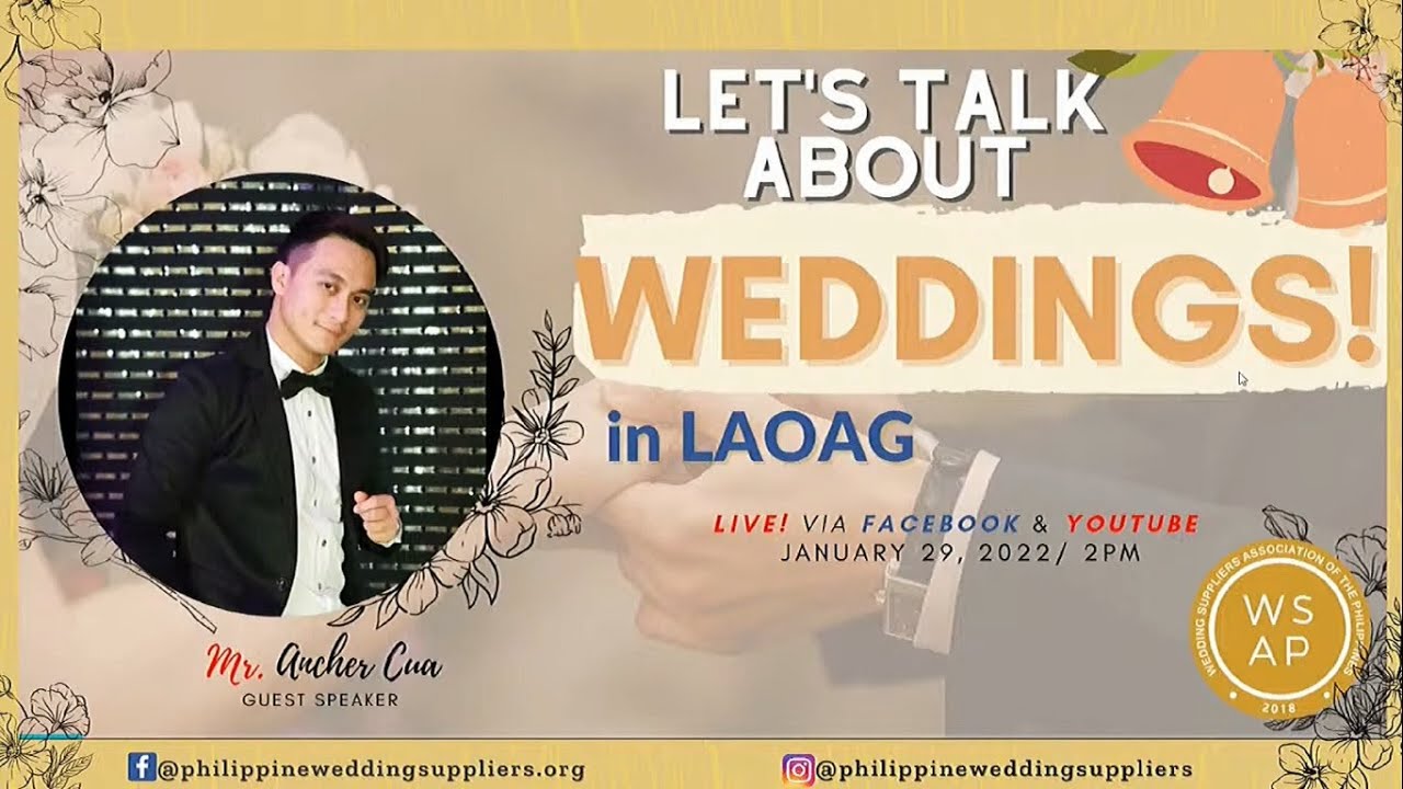Weddings in Laoag with Ancher Cua, Event Host | Wedding Suppliers Association of the Philippines