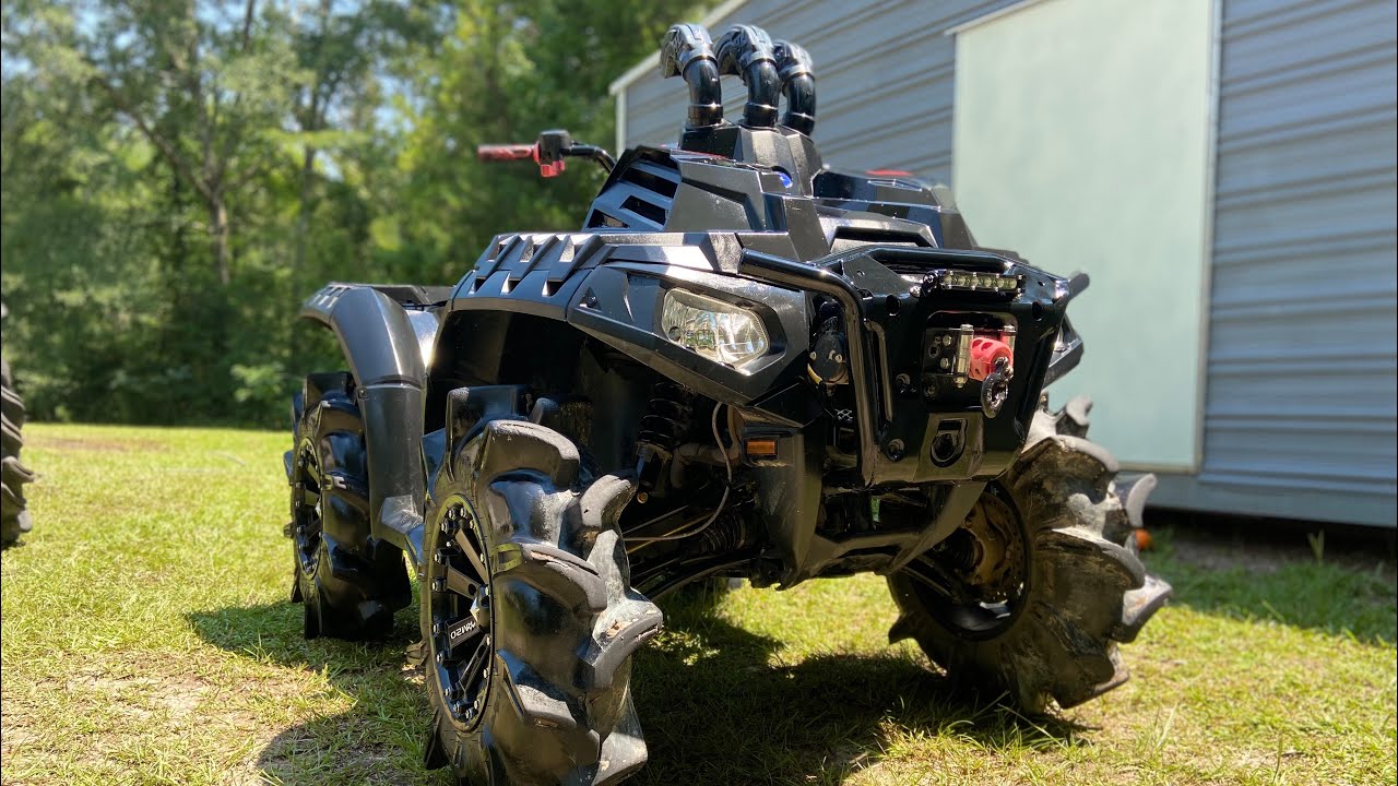 Установлен большой силовой агрегат Polaris Sportsman 850 Highlifter и другие модификации.