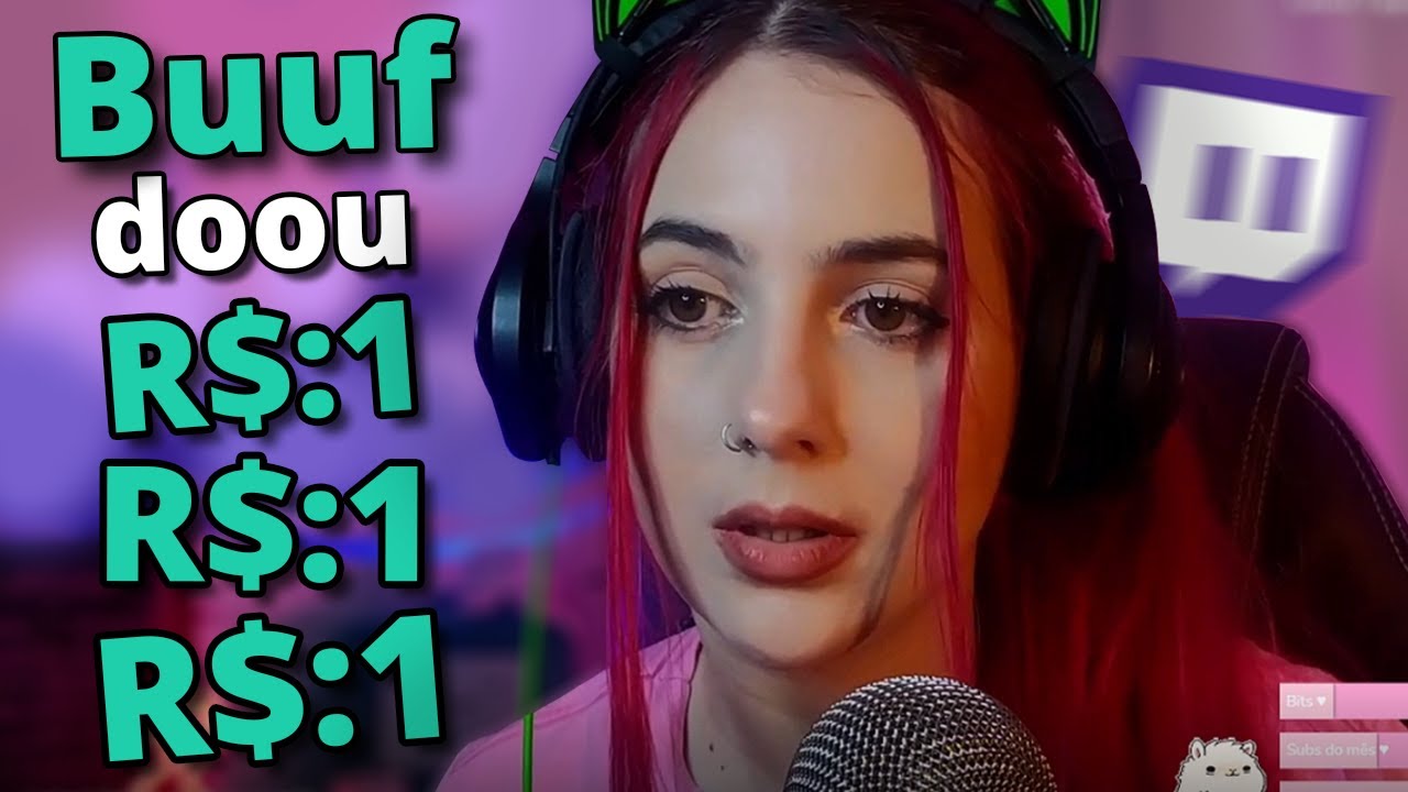 doando 1 real até a mina do 4SMR tiltar