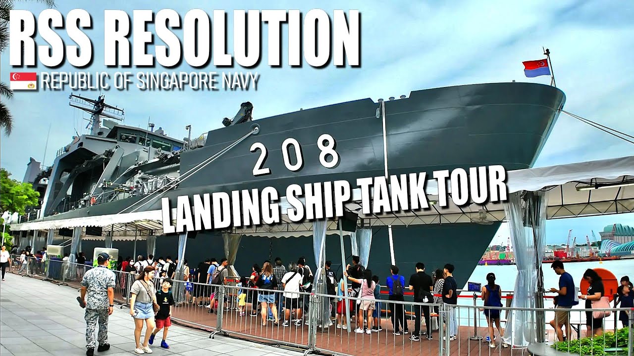 RSS Resolution - Exclusive Tour! Landing Ship Tank (LST) - Navy@Vivo 2025, Singapore 🇸🇬 [4K]
