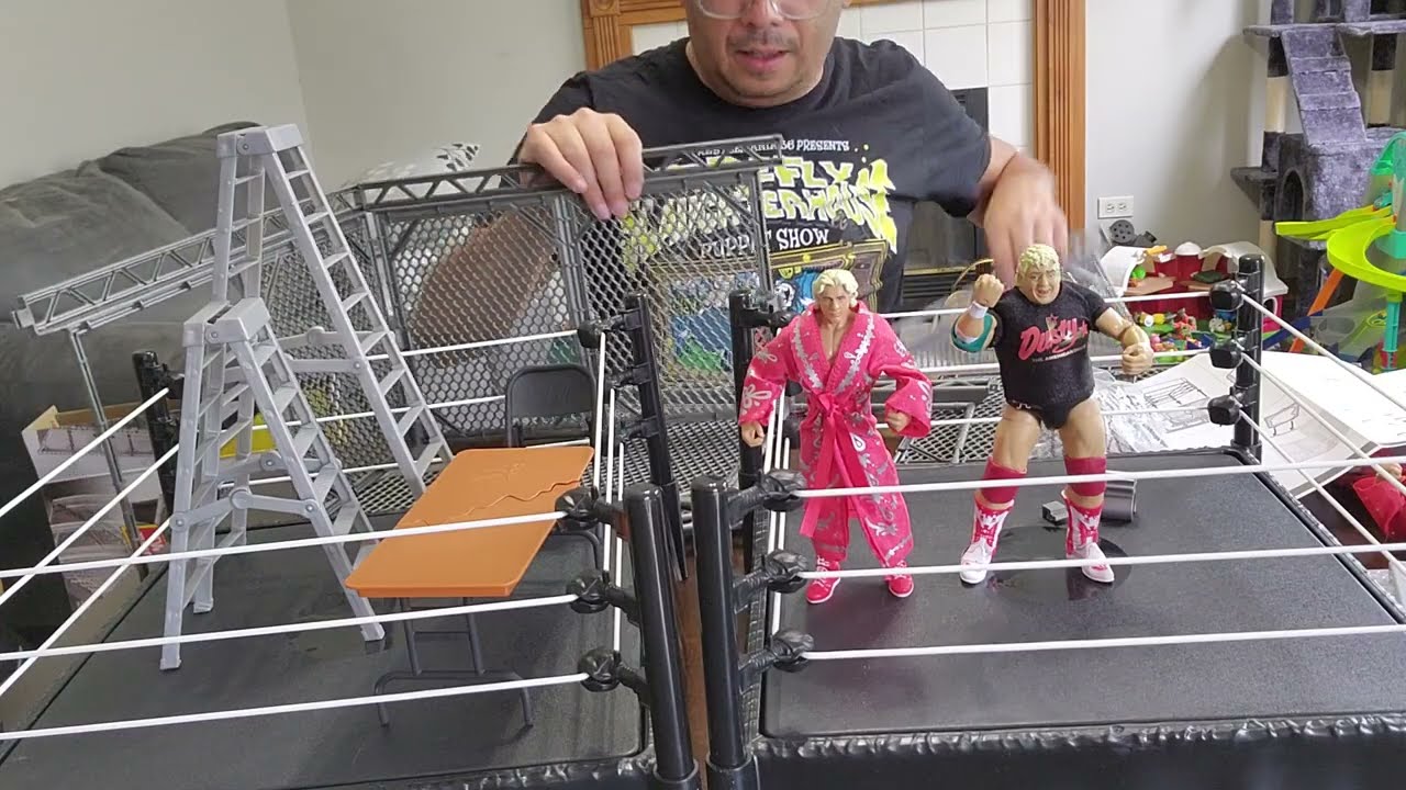 Mattel NXT Takeover Wargames deluxe playset unboxing. thefrenchspy81 adult collector