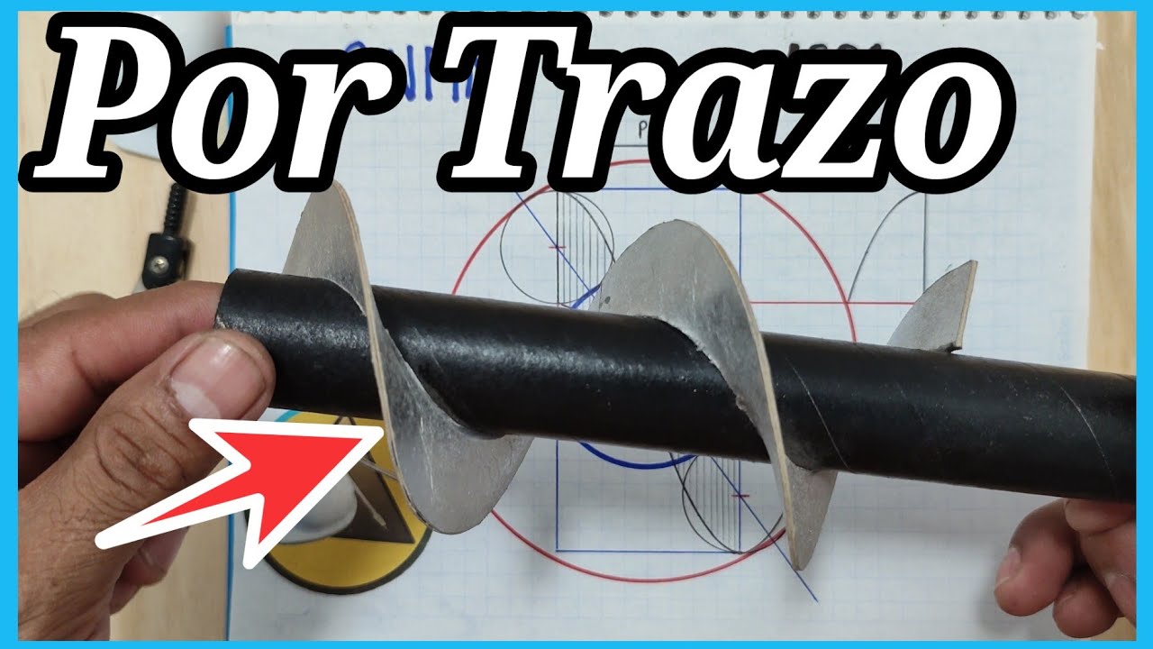 Trazado de Tornillo Sinfín sin Calculadora!