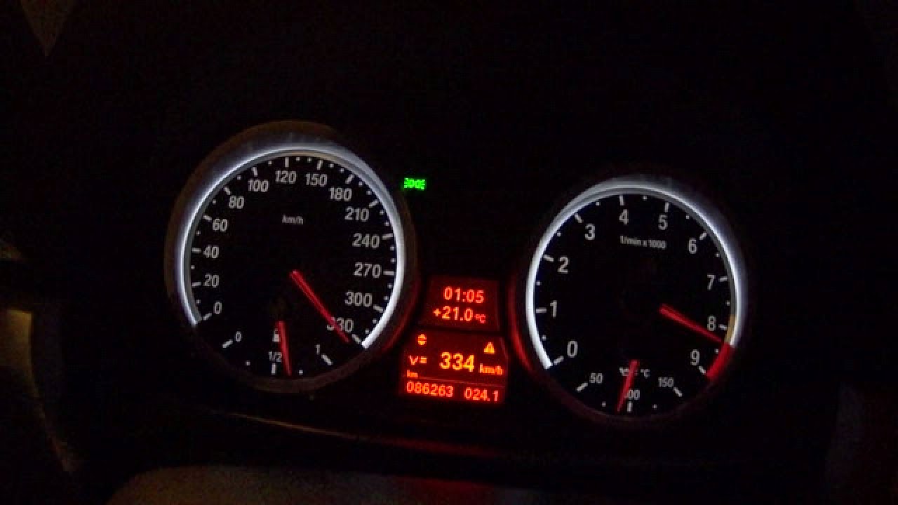 BMW E92 M3 - Top Speed 334 kph