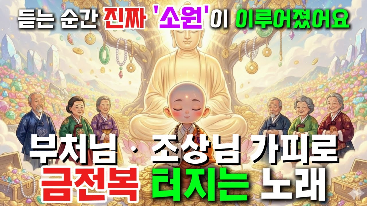 듣기만해도 조상님이 복 주십니다 🙏 금전복 터지는 불교 음악 #7