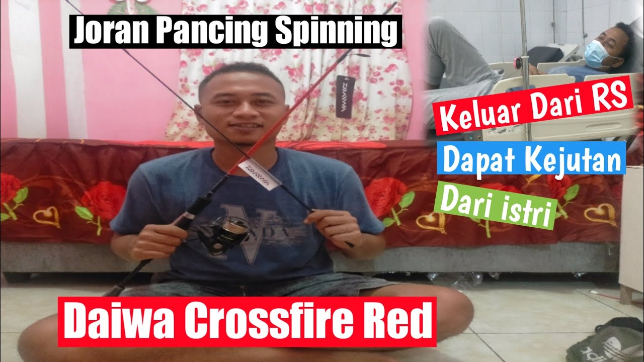 KEJUTAN!! UNBOXING JORAN SPINNING DAIWA CROSSFIRE RED || REKOMEDED BUAT CASTING.