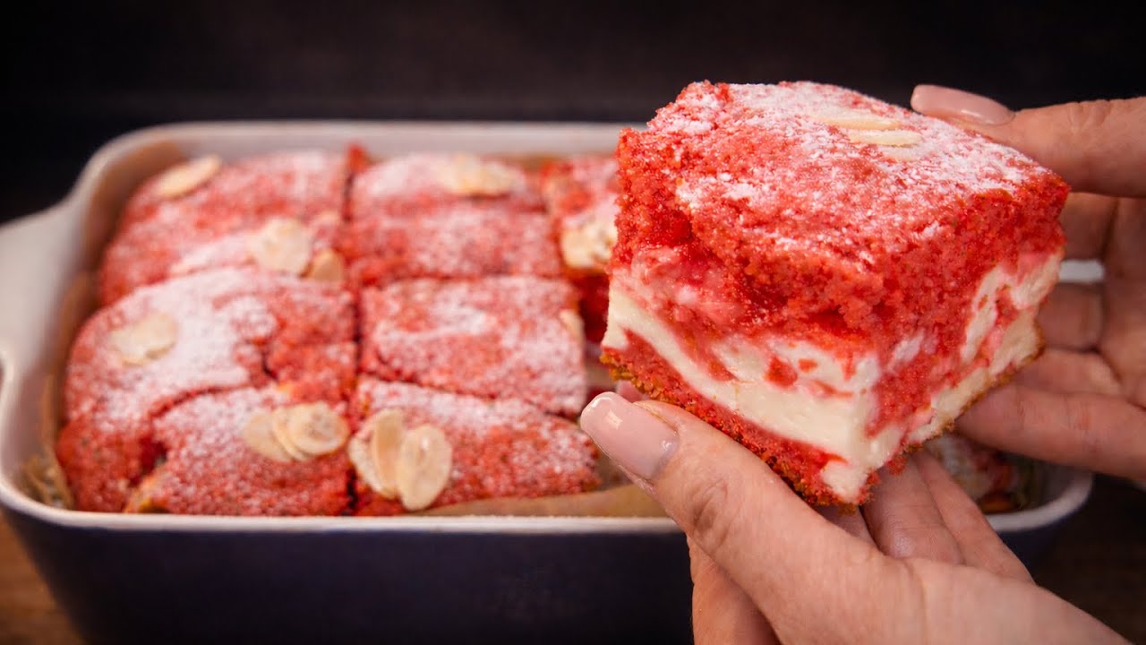 Червоний сирний пиріг, який підкорив усіх ❤️