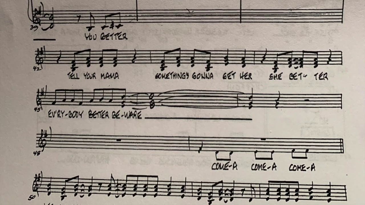 Holy Cross Little Shop of Horrors Prologue - Harmonies Rehearsal Track