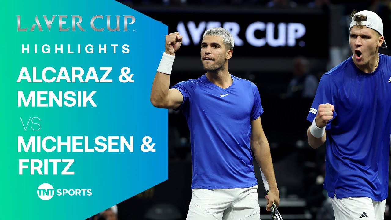 Carlos Alcaraz & Jakub Mensik vs Alex Michelsen & Taylor Fritz | Laver Cup 2025 Extended Highlights
