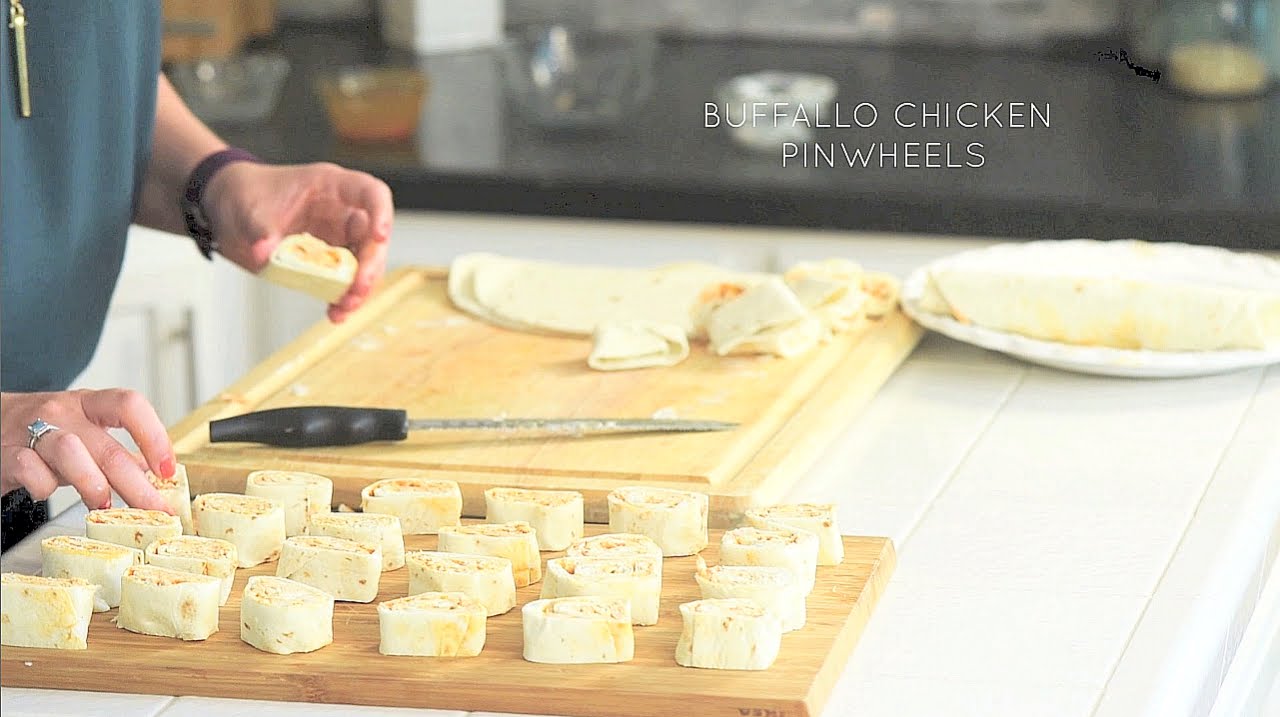 Buffalo Chicken Pinwheels // Real Housemoms