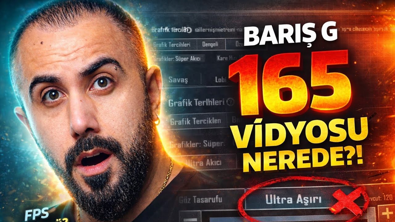 Barış G 165 FPS vidyosunu niye sildi ! | PUBG MOBİLE | DRMekin