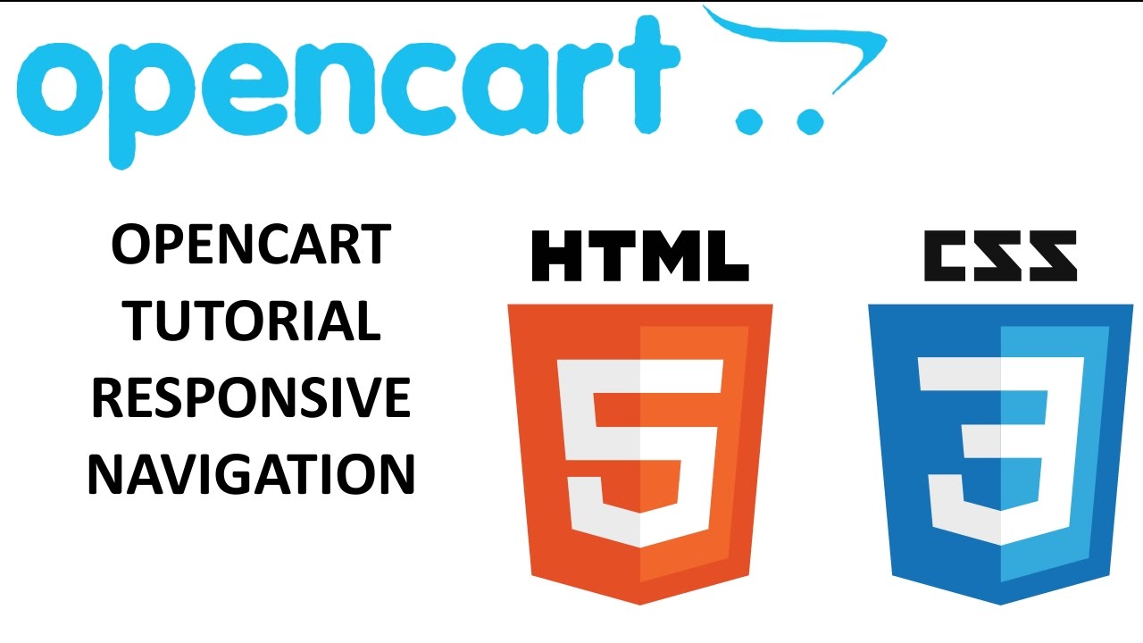 OpenCart Tutorial Part 4 - Responsive Navigation