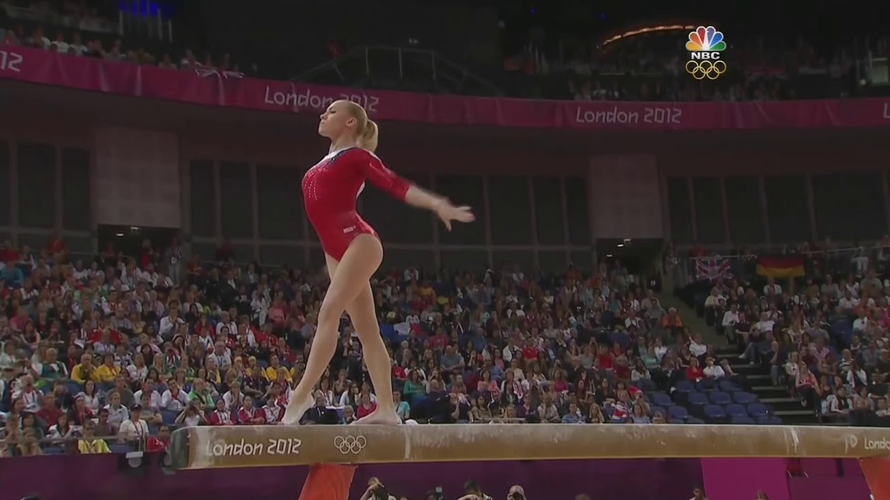 [4Kp60] Ksenia Afanaseva (RUS) Balance Beam Event Finals 2012 London Olympic Games