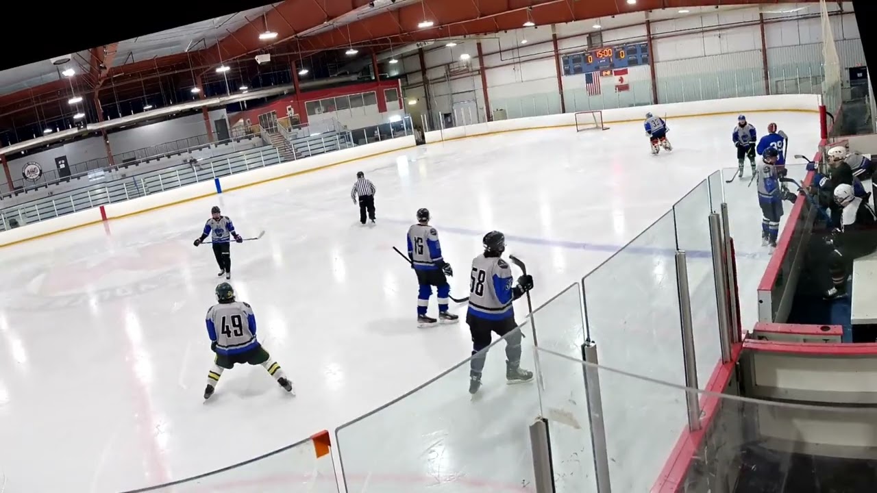 CNY Adult Hockey League - Pylons vs Blues Bros Concrete