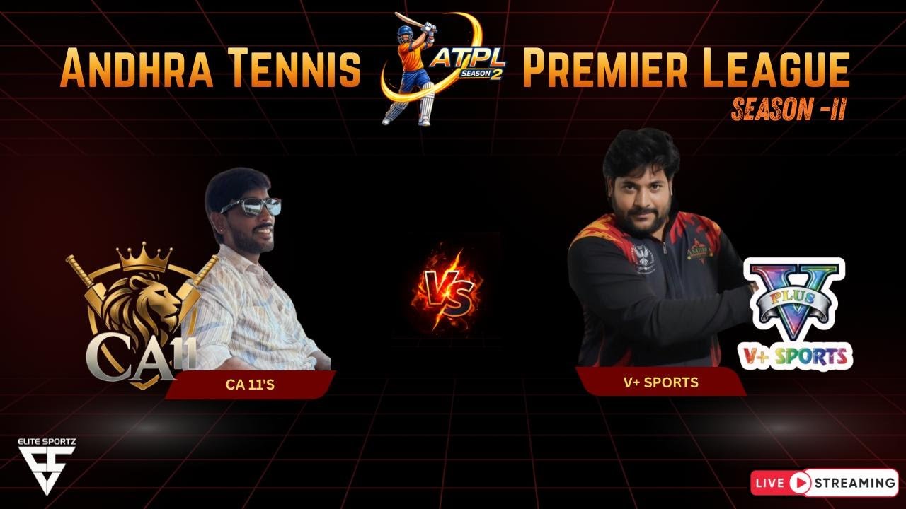 ATPL || SEASON 2 || ELIMINATORS || CA 11'S VS V+ SPORTS  ||