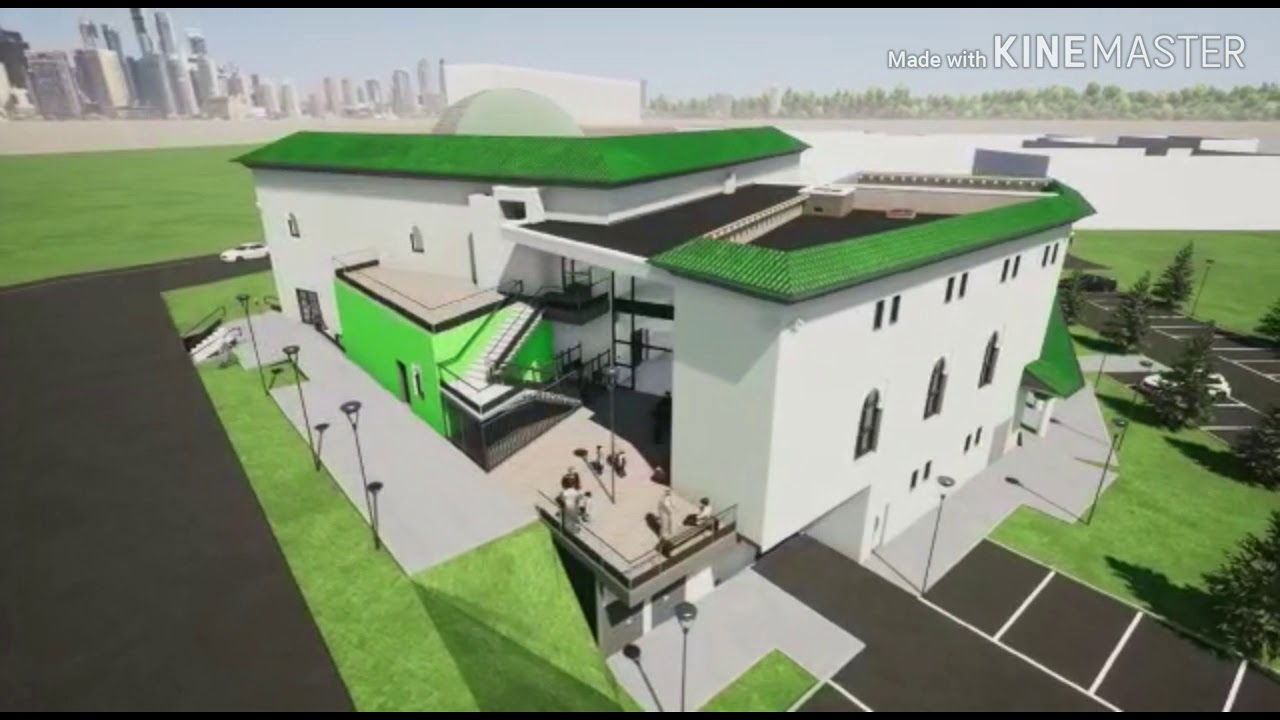 mosquee de blanc mesnil en 3D