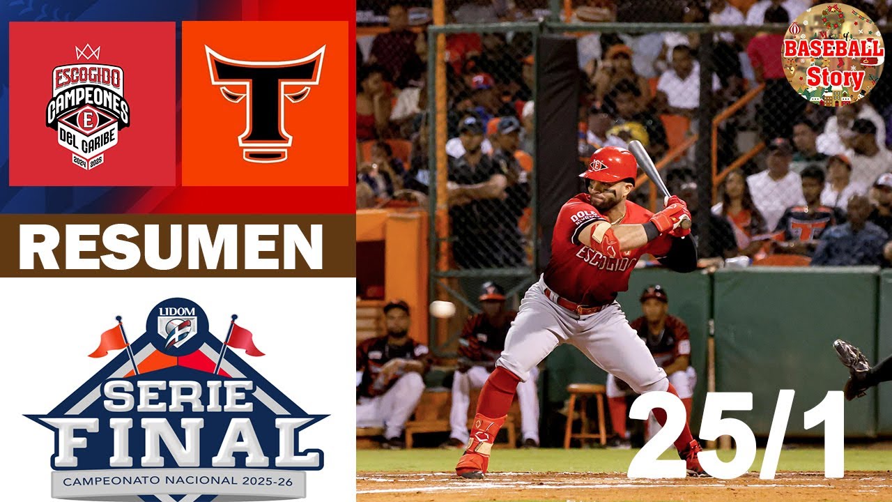 Resumen: Toros del Este Vs. Leones del Escogido Serie Final Juego 3 (25/1/2026)