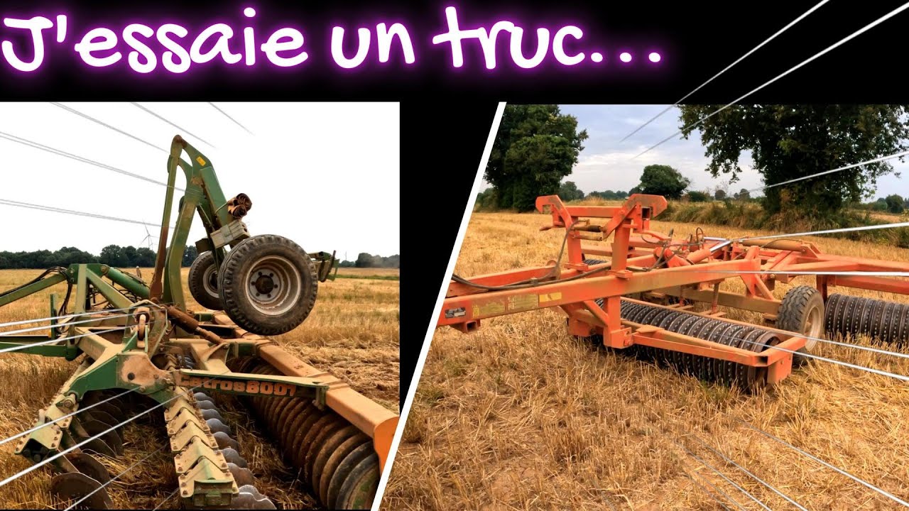 DECHAUMAGE + ROULEAU  Essai faux semis - 2024