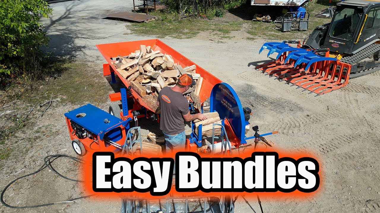 Eastonmade: простая упаковка дров с помощью конвейера FHC 10 и Wrap Master