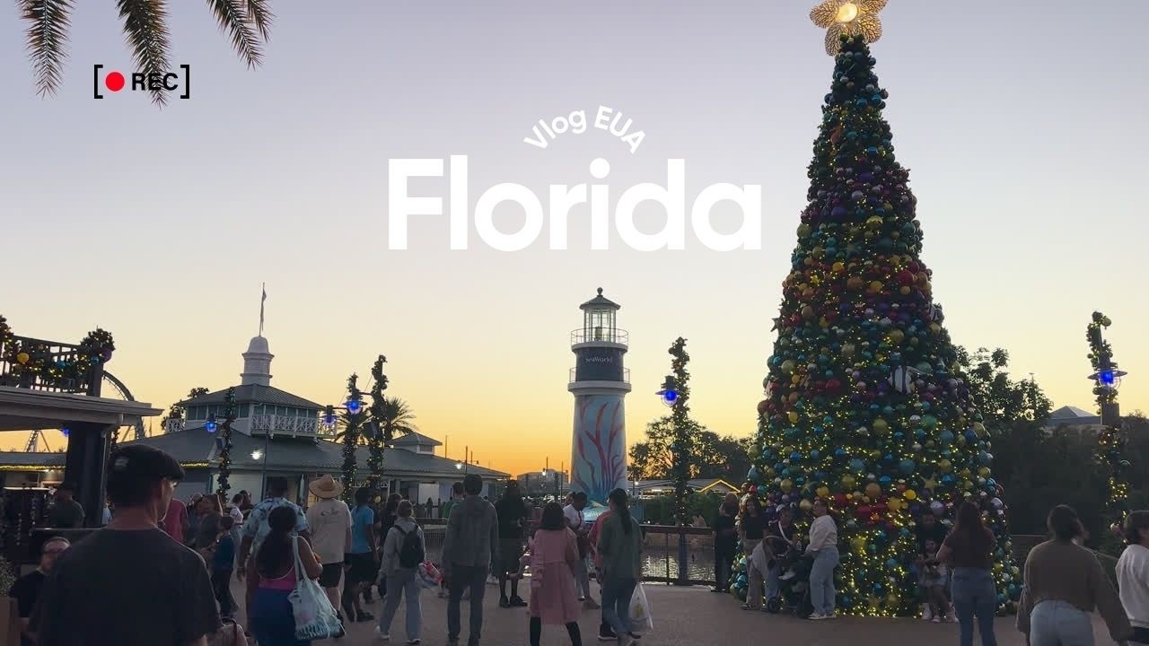 Vlog em Boston e Florida: parques, passeios e comprinhas
