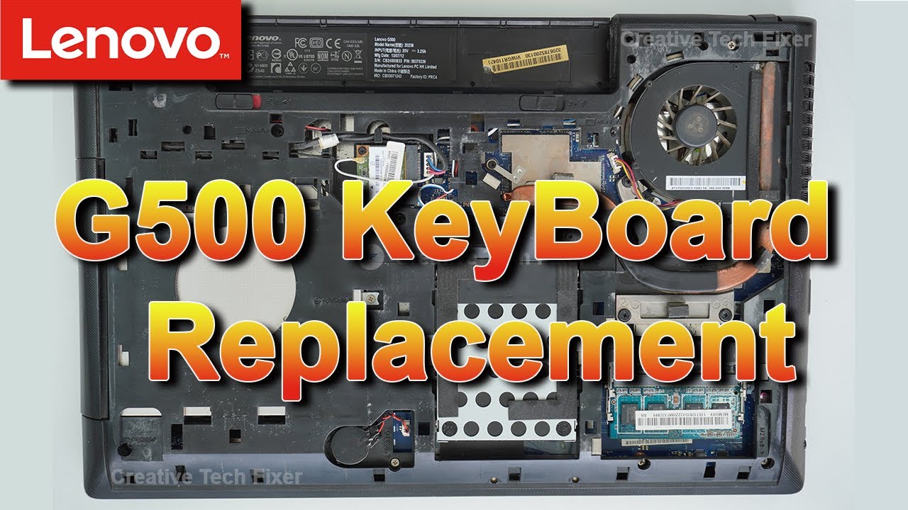 Lenovo G500, G510, G505, G700, G710 Keyboard Replacement