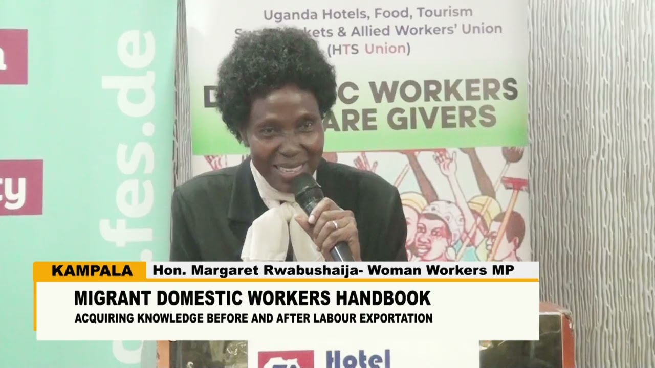MIGRANT WORKERS HANDBOOK  LAUNCHED AT HOTEL AFRICANA BY HTS UNION