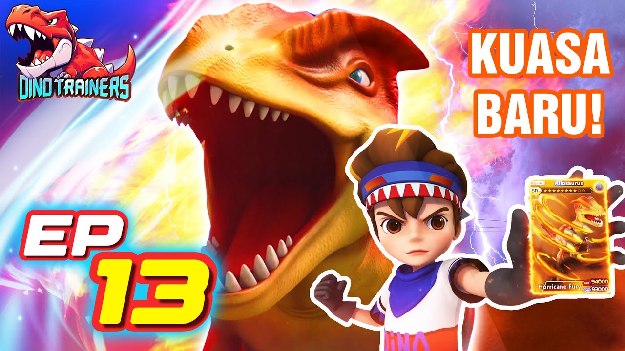 🦖Dino Trainers Evolusi Vol.2 | EPISOD 13: Allosaurus Dapat Kuasa Baru! | Dino Trainers Bahasa Melayu