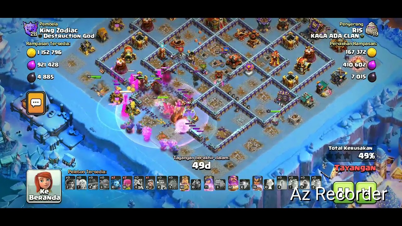 @ClashOfClans TH 15 VS TH 16 Combo archer super sekuat ini melawan townhall 16