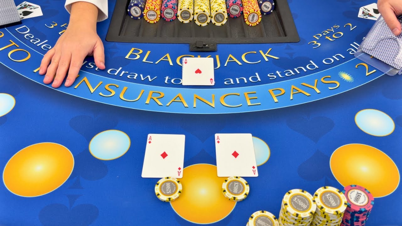 I WON OVER $1,000,000 WITH MASSIVE BLACKJACK PERFECT PAIR BONUS BETS, SPLIT ACES, & HUGE 11 DOUBLES!