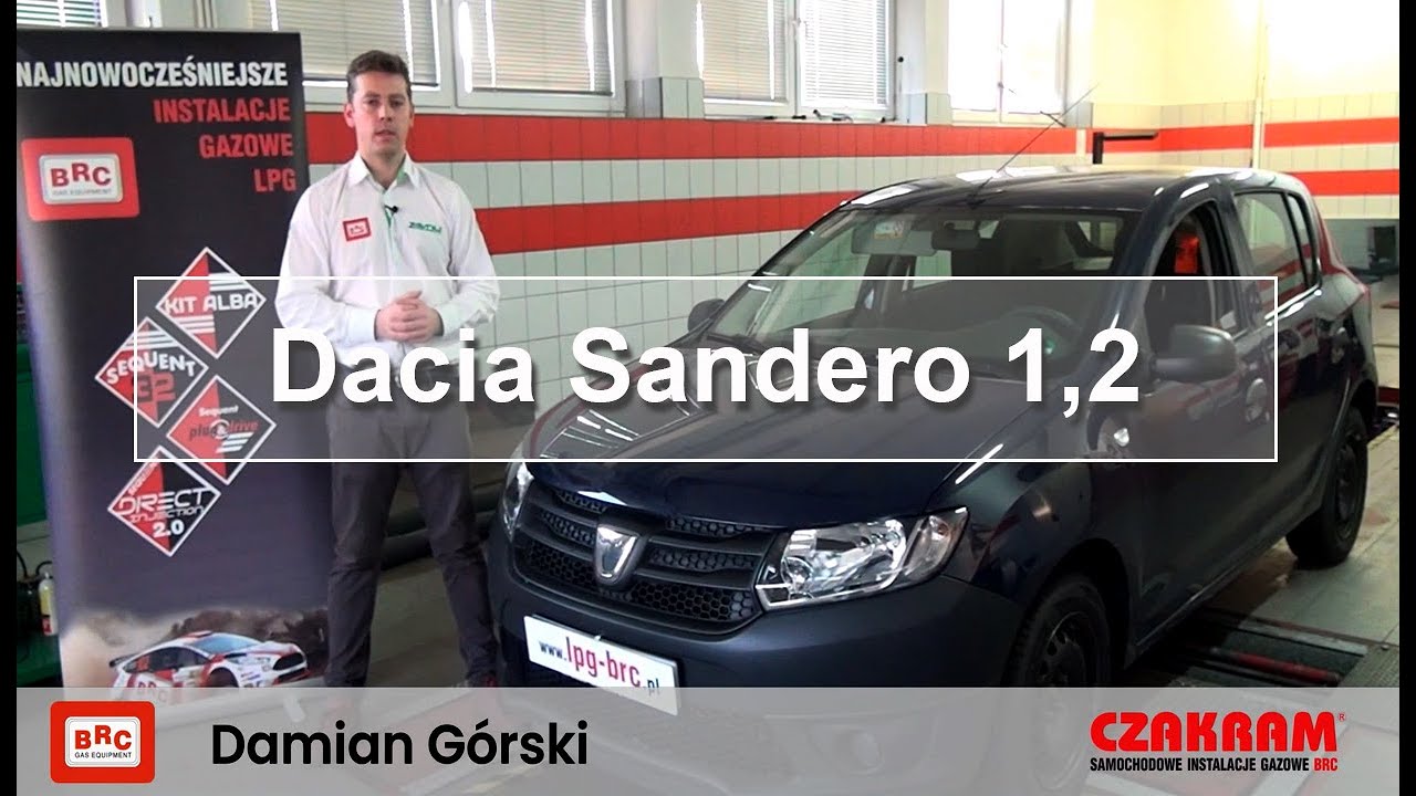 DACIA SANDERO 1,2 2013 - Montaż LPG – BRC SQ 32 – CZAKRAM