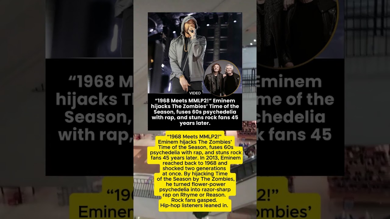 Eminem Fuses 60s Rock With Rap Shock.