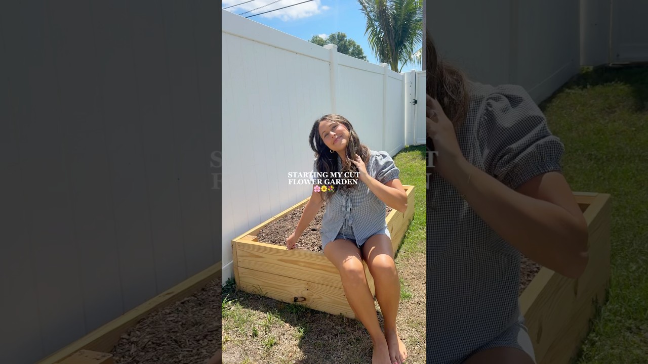 starting my very first cut flower garden! #cutflowers