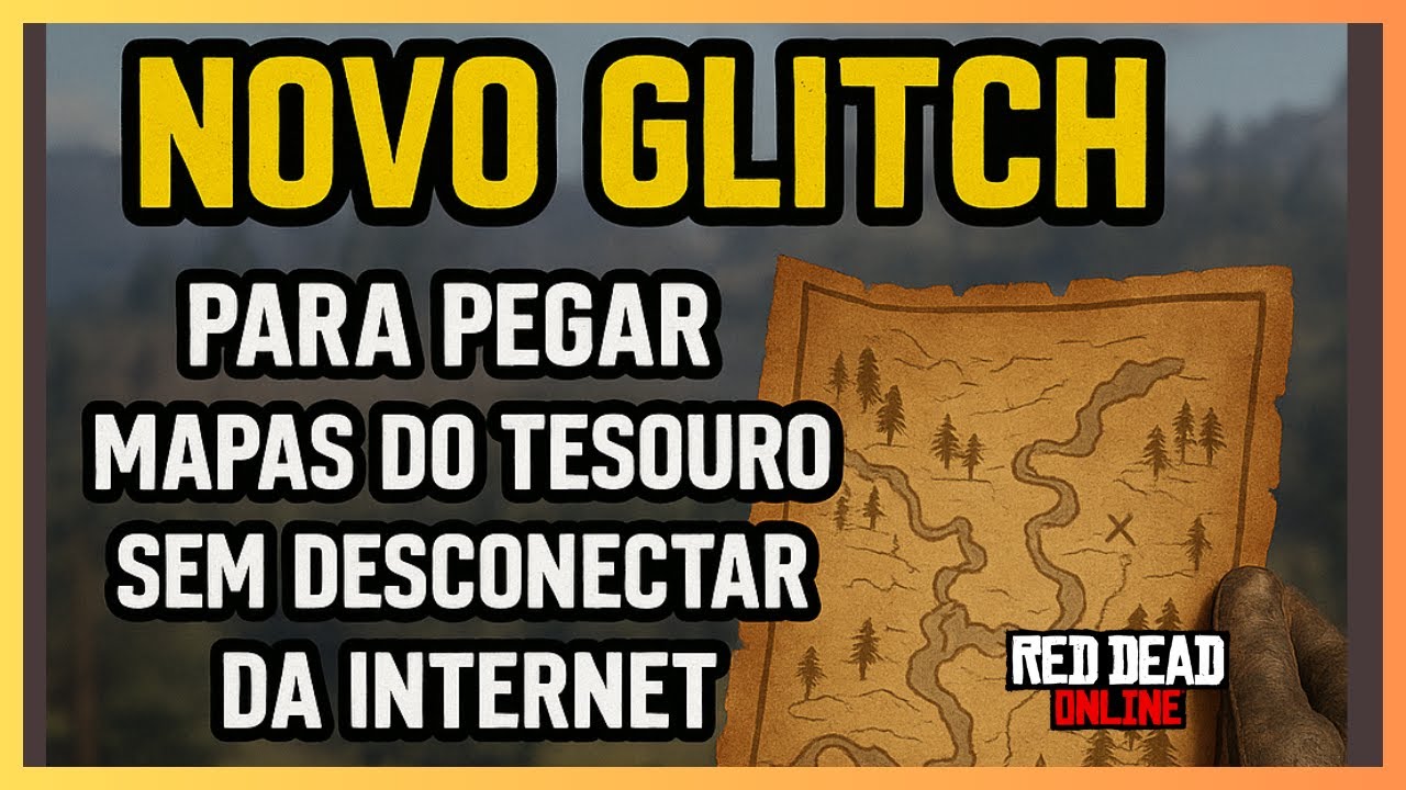✨NOVO GLITCH PARA PEGAR *MAPAS DO TESOURO* SEM DESCONECTAR DA INTERNET - RED DEAD ONLINE -