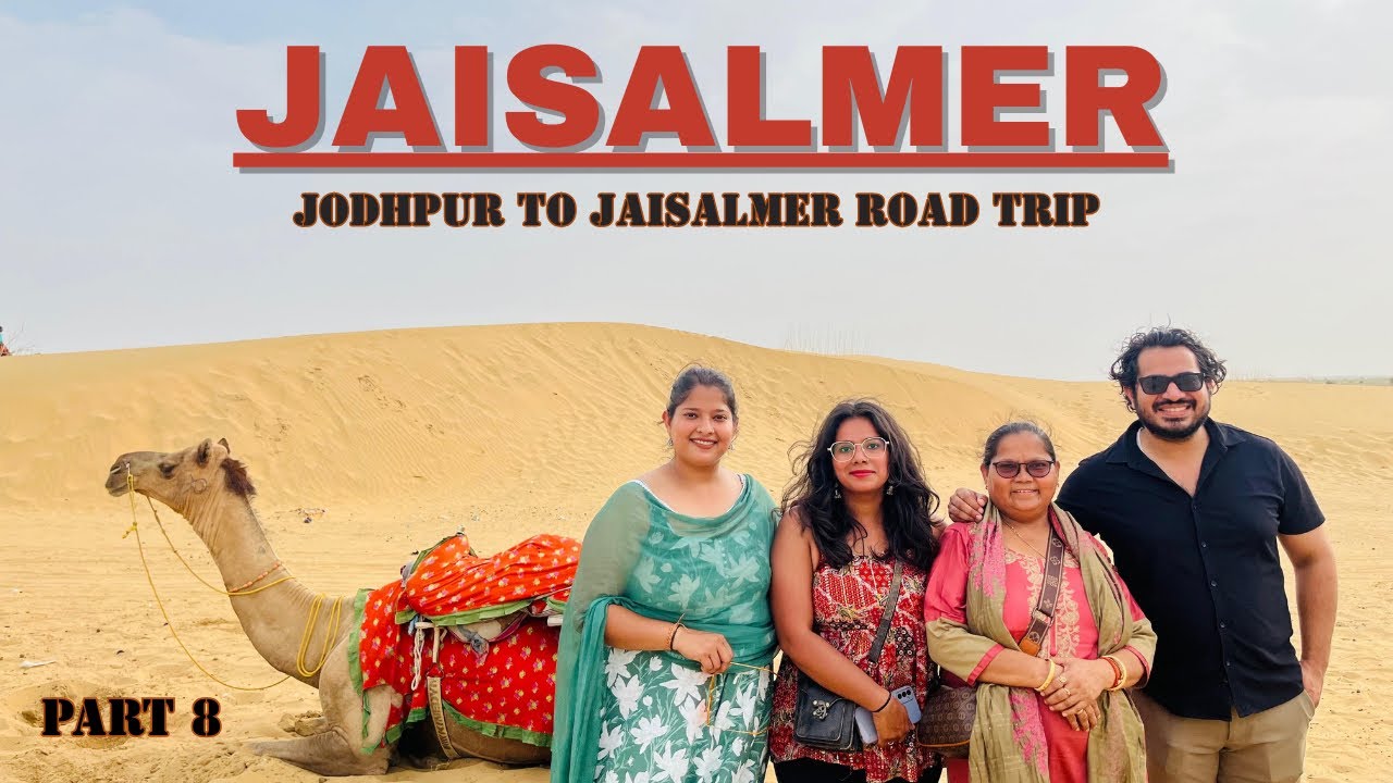 Jodhpur to Jaisalmer Road Trip 🚘 | Golden City & Thar Desert Adventure | Rajasthan Trip Part 8 🐪 