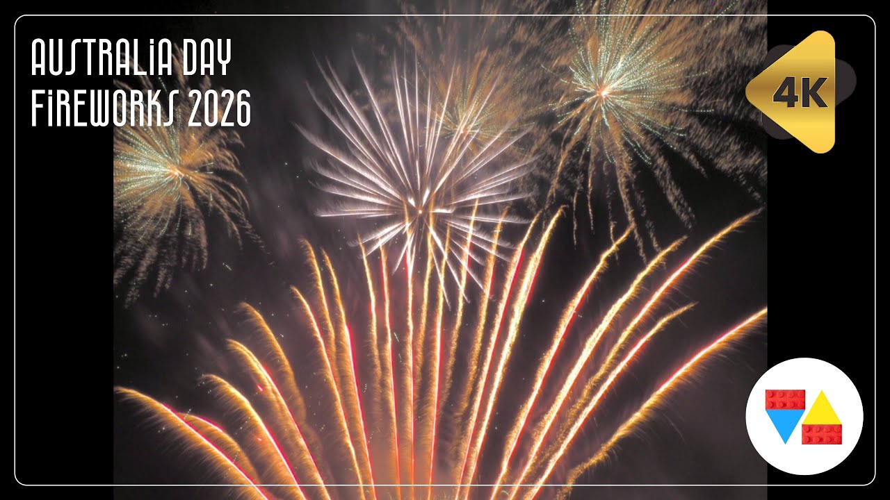 Australia Day Fireworks 2026【4K】 #australiaday #sydney #australia