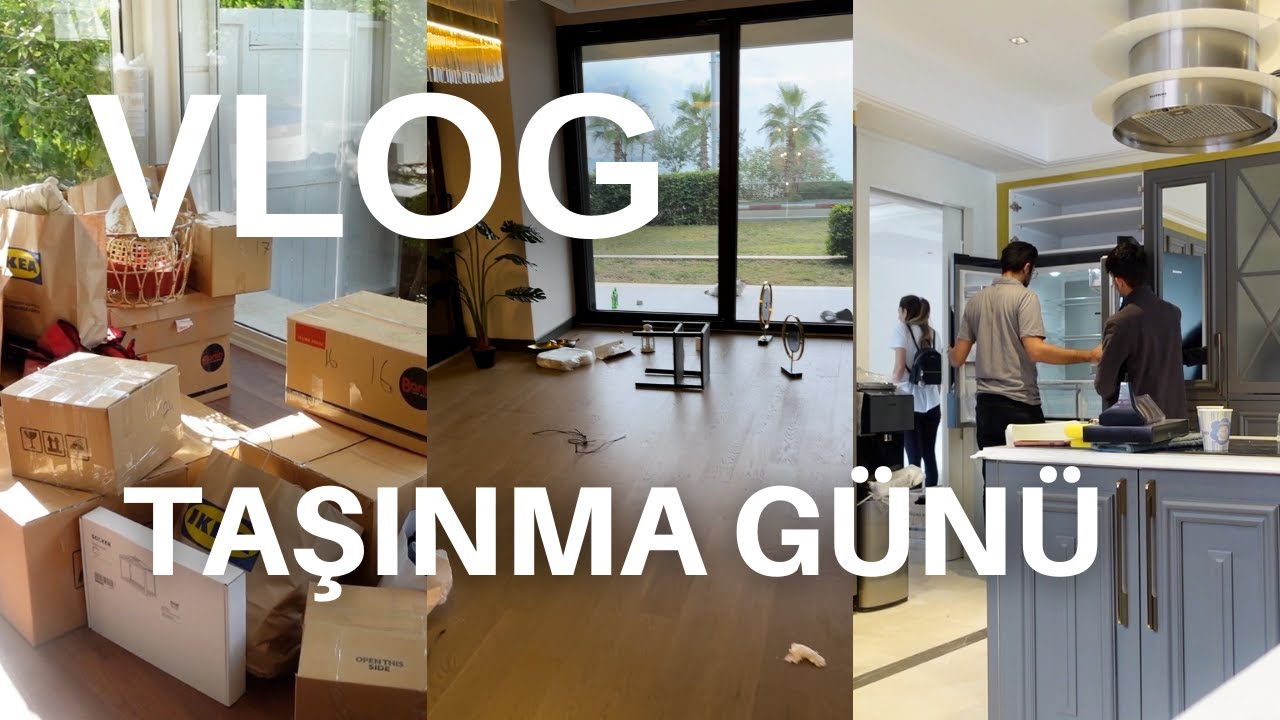 SONUNDA TAŞINMA GÜNÜ VLOG 🏡😍⎜#vlog #ev