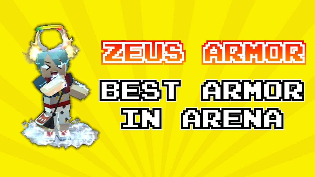 Zeus Armor is the best in Arena #blockmango #skyblock #dpad