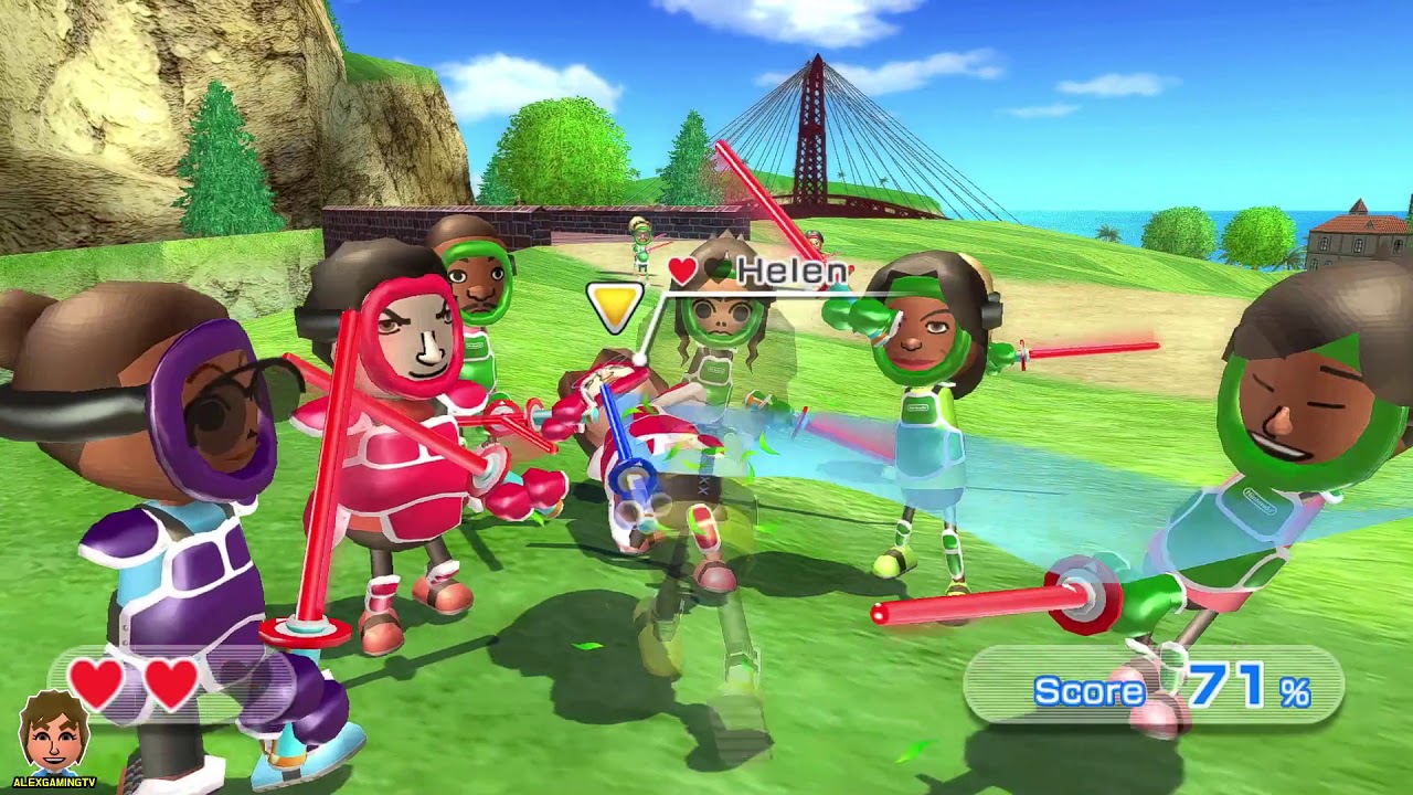 Wii Sports Resort - Swordplay Showdown (Wii #130) Get Pro Class | AlexGamingTV