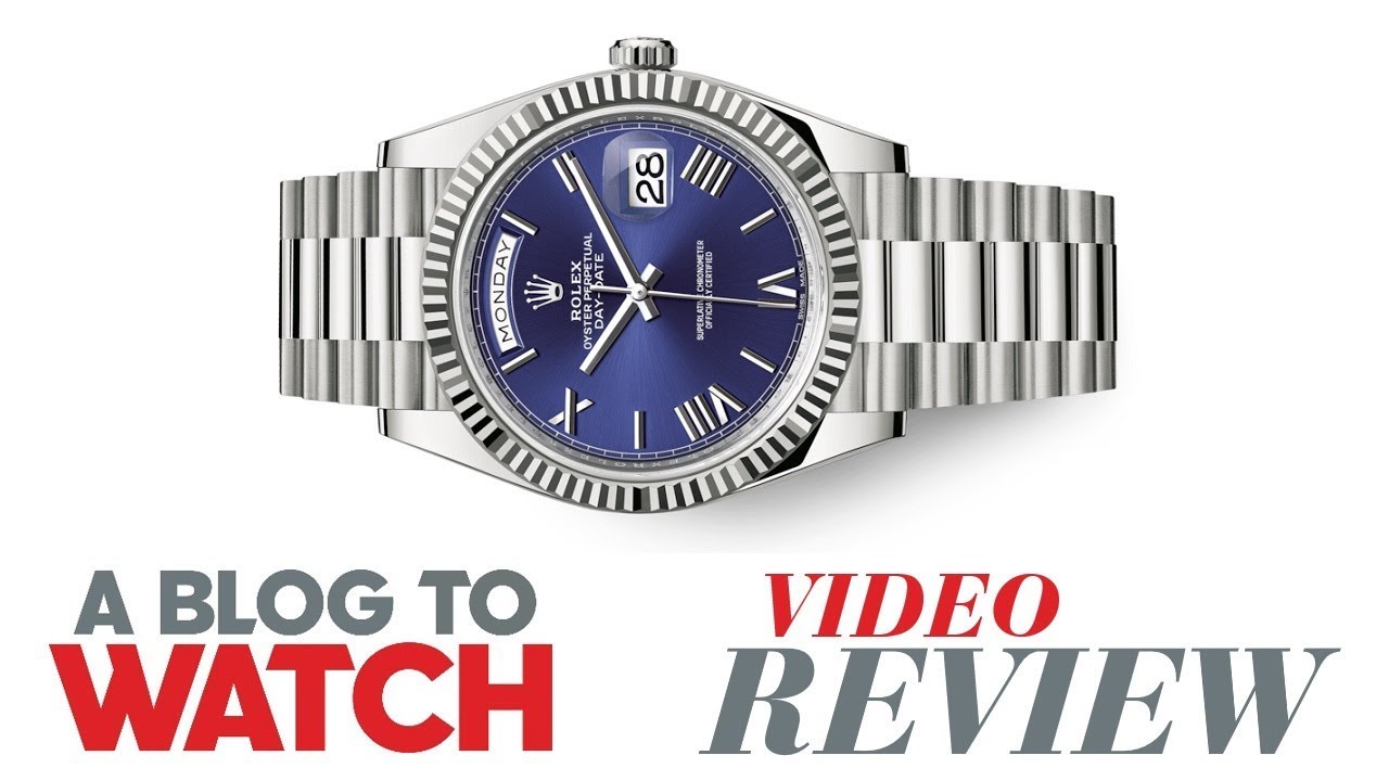 Rolex Day-Date 40 "President" Watch Review | aBlogtoWatch