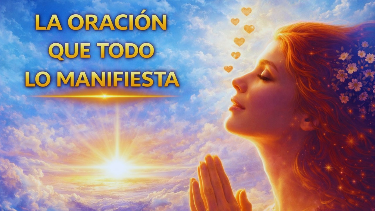 🙏 LA ORACIÓN QUE TODO LO MANIFIESTA 💖 AGRADECE y OBSERVA el MILAGRO ✨